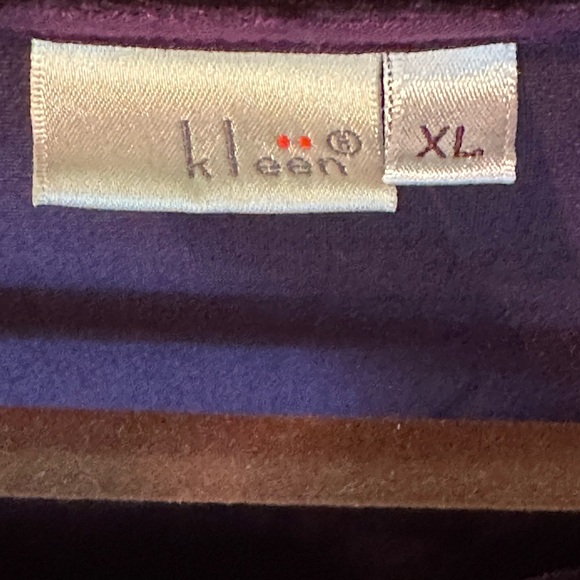 Kleen dark purple velvet top - Picture 5 of 8